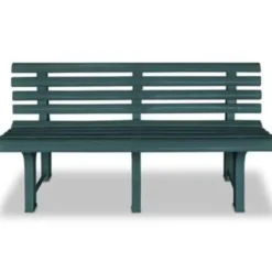 vidaXL - Tuinbank - Groen - Kunststof