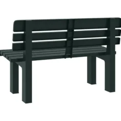 vidaXL - Tuinbankje - Groen - Polypropeen - 110x52x71 cm