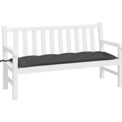 vidaXL - Tuinbankkussen - Antraciet - Stof - 150 x 50 x 7 cm
