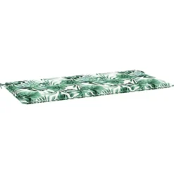 vidaXL - Tuinbankkussen Bladpatroon - 100x50x3 cm - oxford stof