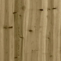 vidaXL - Tuinbank zonder armleuningen - Bruin - Hout - Met kussens