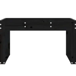 vidaXL - Tuinbank - Zwart - Massief grenenhout - 80x38x45 cm