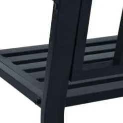 vidaXL - Tuinbank - Zwart - Metaal