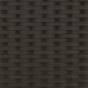 vidaXL - Tuinbank - Zwart - Poly rattan