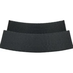 vidaXL Tuinbarset met Dubbel tafekblad en kussens - Zwart Poly Rattan - 3 stuks