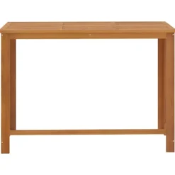 vidaXL - Tuinbarset met Grijs Barkrukken en kussens - Hout - 150x70 cm - 9 St.
