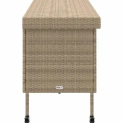 vidaXL - Tuinbox - Beige - Poly rattan