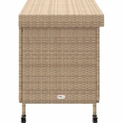 vidaXL - Tuinbox - Beige - Rattan