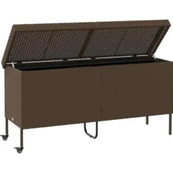 vidaXL - Tuinbox - Bruin - Poly rattan