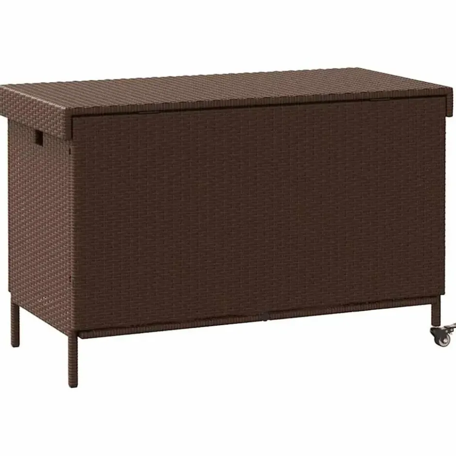 vidaXL - Tuinbox - Bruin - Rattan