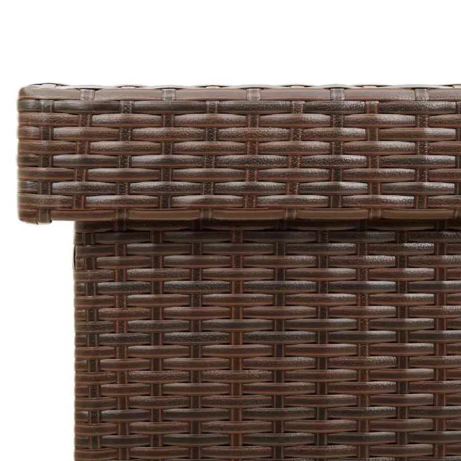 vidaXL - Tuinbox - Bruin - Rattan