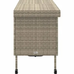 vidaXL - Tuinbox - Grijs - Poly rattan