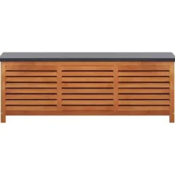 vidaXL - Tuinbox 150x50x55 cm massief eucalyptushout