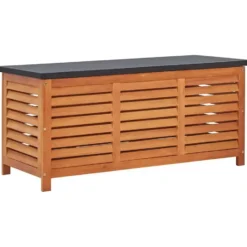 vidaXL - Tuinbox 117x50x55 cm massief eucalyptushout