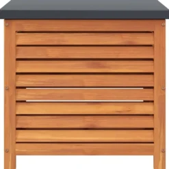 vidaXL - Tuinbox 60x50x55 cm massief eucalyptushout opbergbox