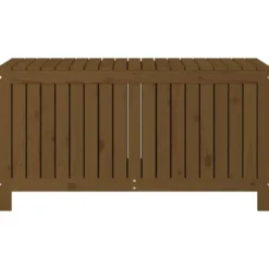vidaXL - Tuinbox 121x55x64 cm massief grenenhout honingbruin opbergbox buitenbox