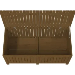 vidaXL - Tuinbox 147x68x64 cm massief grenenhout honingbruin opbergbox buitenbox