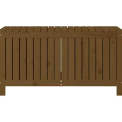 vidaXL - Tuinbox 115x49x60 cm massief grenenhout honingbruin opbergbox buitenbox