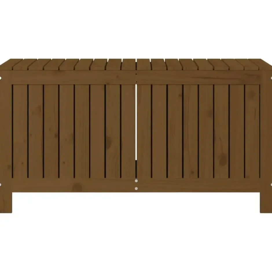 vidaXL - Tuinbox 115x49x60 cm massief grenenhout honingbruin opbergbox buitenbox