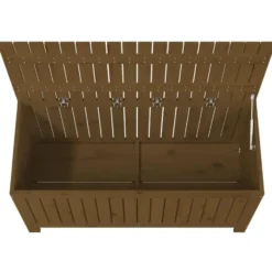 vidaXL - Tuinbox 115x49x60 cm massief grenenhout honingbruin opbergbox buitenbox