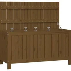 vidaXL - Tuinbox 115x49x60 cm massief grenenhout honingbruin opbergbox buitenbox