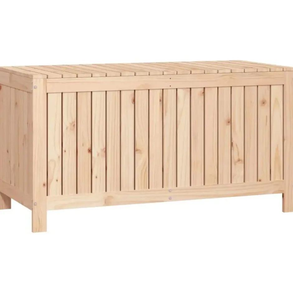 vidaXL - Tuinbox 121x55x64 cm massief grenenhout opbergbox buitenbox