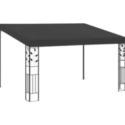 vidaXL - Tuinhuisje - Antraciet - Stof - 4 x 3x 2.5 m