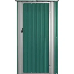 vidaXL - Tuinhuisje - Groen - Staal
