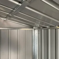 vidaXL - Tuinhuis Lichtbruin 191x215x198 cm Gegalvaniseerd staal