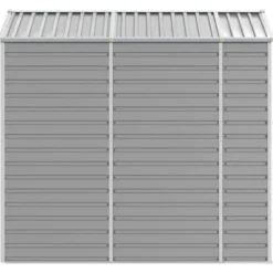 vidaXL - Tuinhuis Lichtgrijs 191x215x198 cm Gegalvaniseerd Staal