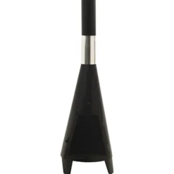 vidaXL - Tuinkachel - Zwart - Staal - 38 x 38 x 122 cm