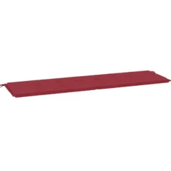 vidaXL - Tuinkussen - 180x50x3 cm - Zitkussen - Oxford Stof Wijnrood