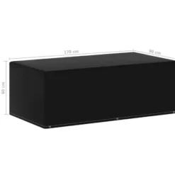 vidaXL - Tuinmeubel-/barbecuehoes met 6 oogjes 170x90x60 cm