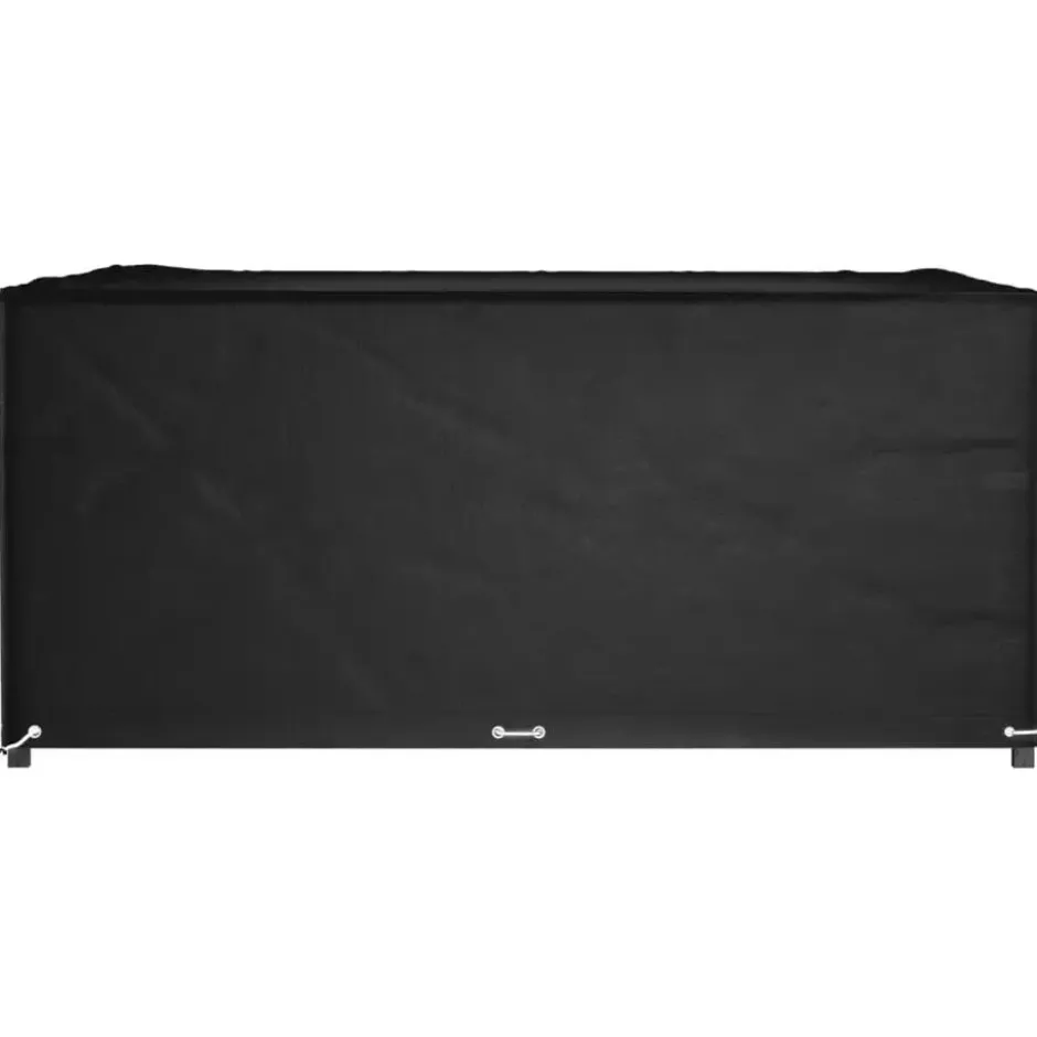vidaXL - Tuinmeubelhoezen met 16 oogjes vierkant 250x250x90 cm