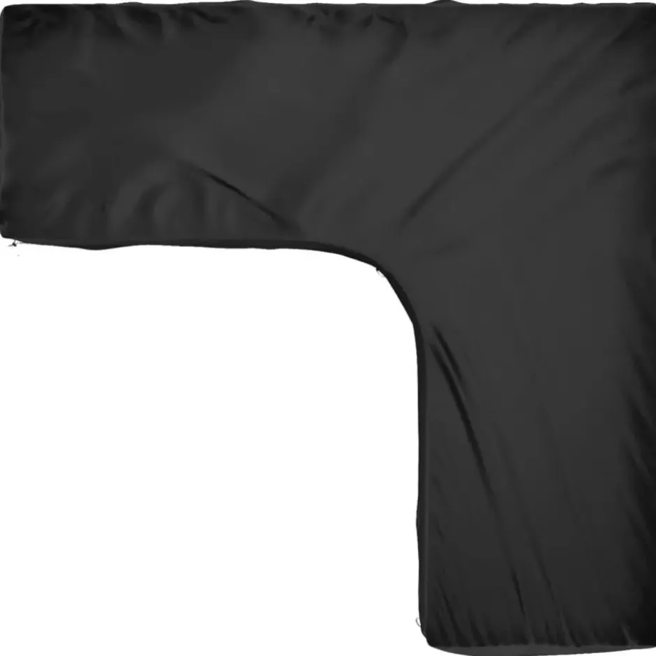 vidaXL - Tuinmeubelhoezen met 16 oogjes L-vormig 285x285x90 cm loungeset hoes