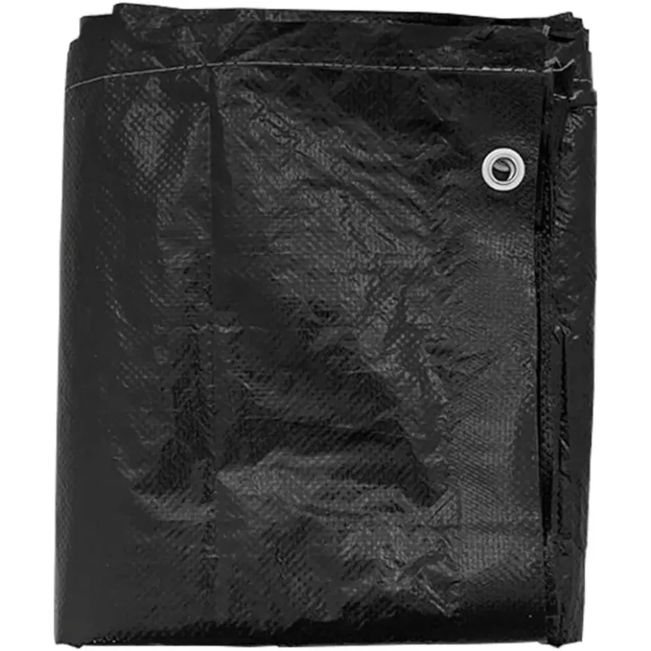 vidaXL - Tuinmeubelhoezen met 18 oogjes L-vormig 285x220x80 cm loungeset hoes