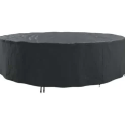 vidaXL - Tuinmeubelhoezen - 320x320x85 cm - Zwart - 420D Stof