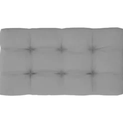 vidaXL - Tuinmiddenbank pallet - Wit - Grenenhout