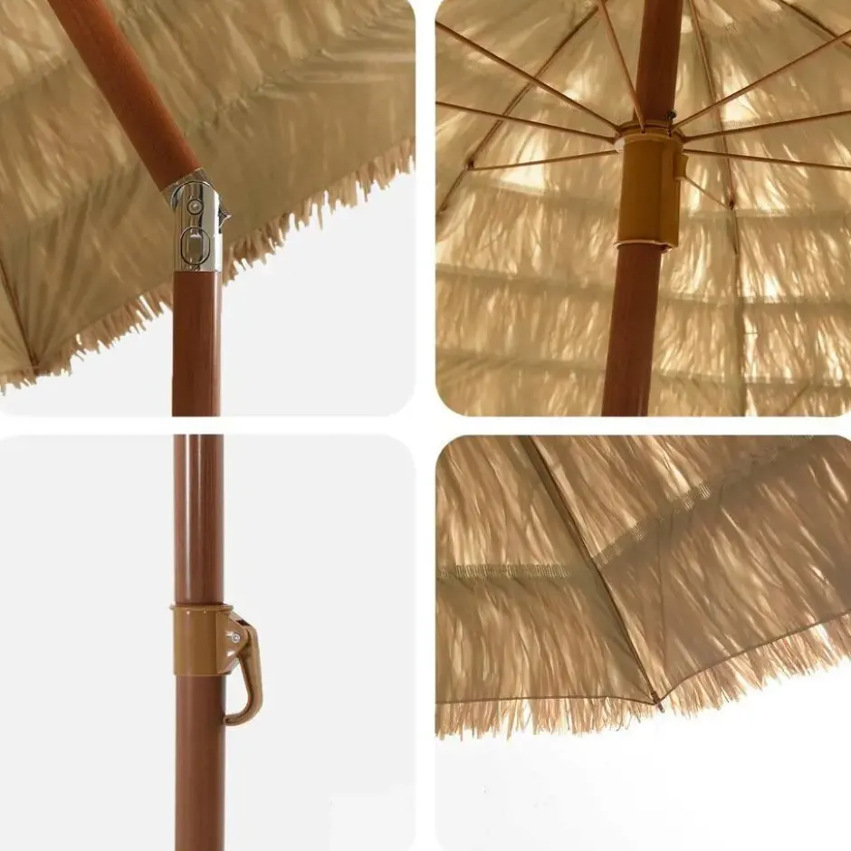vidaXL - Tuinparasol - Bruin - Polypropeen