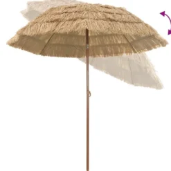 vidaXL - Tuinparasol - Bruin - Polypropeen