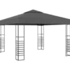 vidaXL - Tuinpaviljoen - Antraciet - Stof - 3 x 4 m