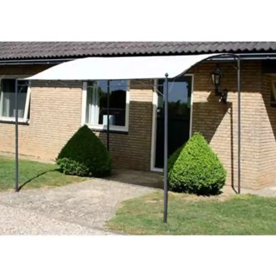 vidaXL - Tuinpaviljoen - Crème - Stof - 2 stuks