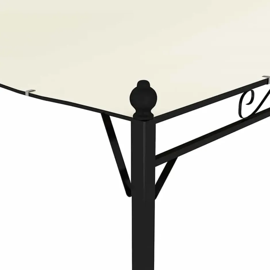 vidaXL - Tuinpaviljoen - Crème - Stof - 2 stuks