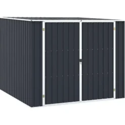 vidaXL - Tuinschuur - Antraciet - Staal