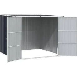 vidaXL - Tuinschuur - Antraciet - Staal