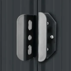 vidaXL - Tuinschuur - Antraciet - Staal - 257 x 298 x 178 cm