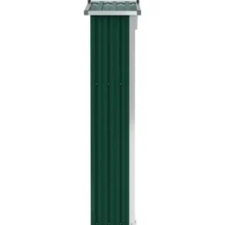 vidaXL - Tuinschuur Gegalvaniseerd Staal Groen Schuur - 116x45x175 cm
