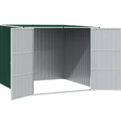 vidaXL - Tuinschuur Gegalvaniseerd Staal Groen Schuur - 195x198x159 cm