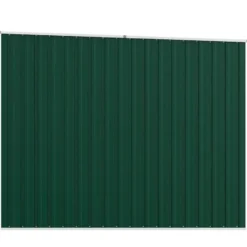vidaXL - Tuinschuur Gegalvaniseerd Staal Groen Schuur - 195x198x159 cm