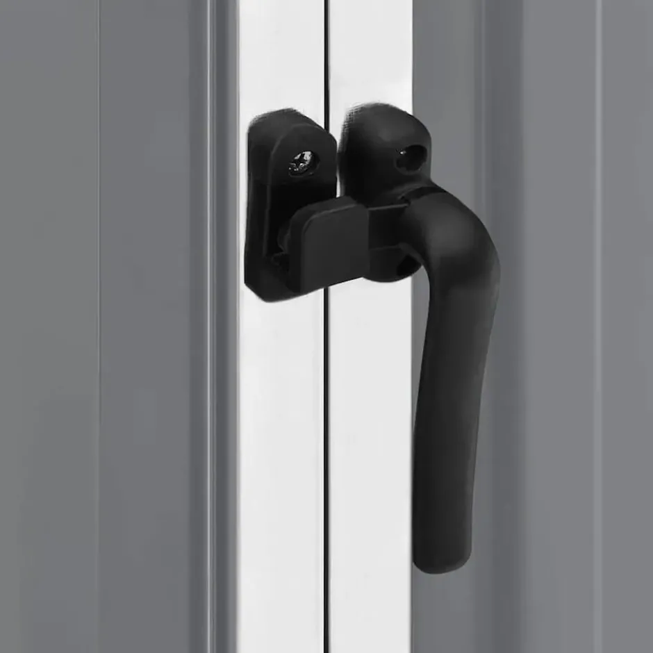 vidaXL - Tuinschuur Gegalvaniseerd Staal Grijs Schuur - 195x198x159 cm